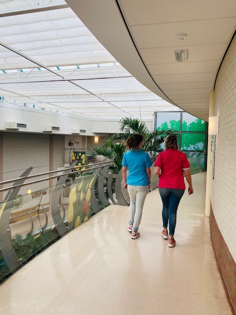 Meelopen op de afdeling